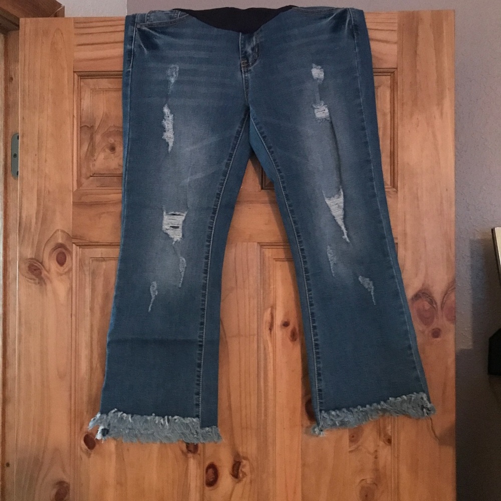 Pink blush Maternity jeans